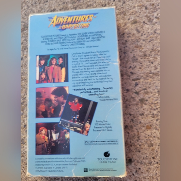 "Adventures in Babysitting" VHS Tape - Picture 2 of 2